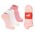 Набір шкарпеток жіночих Puma 3-Pack Low Cut Socks (3 пари) 39-42 Rose, White, Peony
