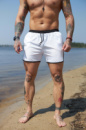 Шорти пляжні чоловічі Intruder білі з чорним (1590408842)