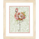 Набір для вишивання хрестиком «Floral Flamingo//Фламінго в квітах» DIMENSIONS