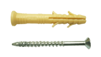 Дюбель потайний з забивним шурупом (жовтий) 10*120 мм