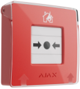 Беспроводная настенная кнопка для активации пожарной тревоги вручную Ajax ManualCallPoint (Red)