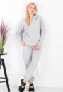 Жіночий світло-сірий спортивний костюм