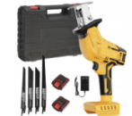 Портативна акумуляторна шабельна пилка лобзик 48V 2АКБ YELLOW