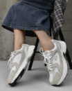 Женские кроссовки lamik beige РА4958