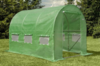 Теплиця парник 6 м² (3×2×2 м) оцинкована з UV-захистом для овочів і квітів, Польща