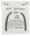 Дуга Super-elastic Niti Natural (суперєластична) 0.018 нижня щелепа N141-18L 10 шт, No4647