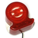 Сирена внутрішня світлозвукова ІС «Кліп» DC12V, 85 дБ, пластик, колір червоний, 44x43х25мм