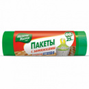 Пакети для сміття з затяжками 60л ЕКСПЕРТ Мєлочі жизні