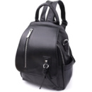 Класичний жіночий рюкзак з натуральної шкіри 723061 Чорний