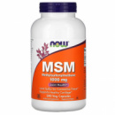 МСМ (Метилсульфонинметан), 1000 мг,  MSM, Now Foods, 240 вегетарианских капсул