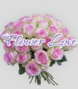 Купить, замовити Букет квітів з 25 троянд 50 см,магазин на подолі, доставка Ⓜ️