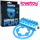 Віброкільце подвійне на член Lumino Play «vibrating penis ring» від LoveToy (світяться у темряві)