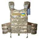 Плитоноская с быстросбросом Kirasa ВСУ (ЗСУ) KI1043 пиксель