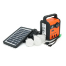 Переносной фонарь EP-371 + Solar, Функции: PowerBank, FM радіо, USB/TF, Bluetooth, АКБ 6V/4A, 3 выносные лампочки 3W, 145х110х195мм, Box