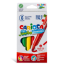Фломастеры для рисования Carioca Jumbo 40568 6 цветов