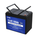 Аккумуляторная батарея DC HOUSE LiFePO4 12,8V 100Ah,(50/100A),  0°C до 55°C, винт M8, 260х168х209 мм. 10.8 кг