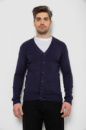 Кофта чоловіча на ґудзиках, колір темно-синій, 238R18004