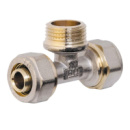 Трійник обтискний Valve 16х1/2«х16 ЗР SV160161516