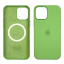 Чехол Full Silicone Case MagSafe для Apple iPhone 12 Pro Max  09 светло-зелёный копия