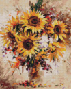 Картина за номерами «Натюрморт з соняшниками» 40х50см