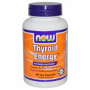 Поддержка Щитовидной Железы, Thyroid Energy, Now Foods, 90 вегетарианских капсул