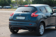 Задняя дуга AK007 Черная (нерж. сталь) для Nissan Juke 2010-2019 гг