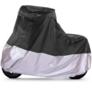 Чехол на мотоцикл XXL 250×95×130 см Motocicleta cubierta QW074, черно-серый, водонепроницаемый (ST)