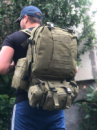 Військово-тактичний рюкзак з додатковими підсумками 4в1✅