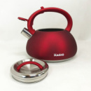 Чайник Magio MG-1193 3 л зі свистком, маленький чайник для газової плити, металевий чайник