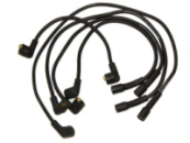 Комплект високовольтних проводів для автомобілю  ЗАЗ 1102 Таврія (крив) з сіліконовим токоведучим провідником, з латуними наконечниками та захистними ковпачками EPDM