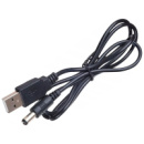 Кабель питания USB AM to 3.5DC 1.0m 2A black Atcom (10035)