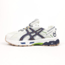 Asics Gel-kahana 8 бежеві з синім та помаранчевим