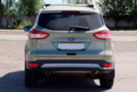 Задняя дуга AK002 Черная (нерж. сталь) для Ford Kuga/Escape 2013-2019 гг