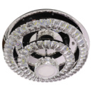Люстра потолочная хрустальная LED с пультом C1793/500 Хром 19х50х50 см.