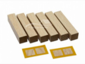 Кутовий брусок для плінтусів МДФ FU077L в колір плінтусів 6 шт/уп.