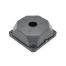 Универсальная монтажная коробка для установки видеокамер СЕКО SK-Q130B Black, IP66, 130х130х50мм