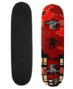 Скейтборд красный с защитой в подарок