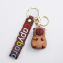 Детский силиконовый брелок Капибара 3×5 (см) для ключей, на сумку и рюкзак (рандом) HP-55-22BR