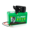 Аккумуляторная батарея литиевая 12 V 16A с элементами Li-ion 18650 (150X65X94) вес 1095 грамм + зарядное устройство 12,6V 2A