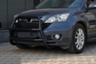 Кенгурятник WT018 Black (нерж.) для Honda CRV 2007-2011 гг