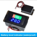 Водонепроницаемый датчик заряда цифровой батарей аккумуляторов на 6V 12V 24V 36V 48V 60V 72V вольтметр