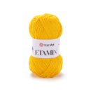 Пряжа акриловая YarnArt  ETAMIN / цвет жёлтый 439 / 30 г / 180 м / Турция