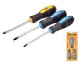 Викрутки MASTERTOOL набір 3 шт PH1х100/PH2х100/SL5х100 40-1504