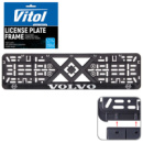Автомобiльна рамка пiд номер з рельєфним написом VOLVO (РН-VCH-15650)