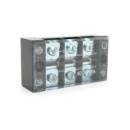 Клеммная колодка 3-разрядная TB-4503 45A/600V, сечение провода 0,5-4,0 мм2, 50 шт в упаковке, цена за штуку