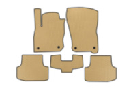 Коврики EVA (Бежевые) для Volkswagen Golf 8 2019- гг