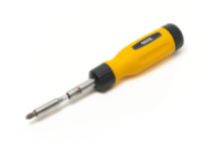 Викрутка MASTERTOOL з реверсом 12-в-1 PH1-2-3/PZ1-2-3/SL4-5-6/T15-20-25 25 мм магнітний тримач 40-0518