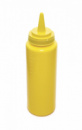 Бутылка для соусов с мерной шкалой 240 мл. желтая