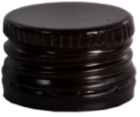 Кришки для пляшки коричневі fi 28 - 50 штук