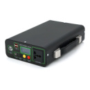 Портативний PowerBank KY-256WH, 220V/20A, 1*AC/220V+1*DC/12V+2*USB/5V, LED + перехідник